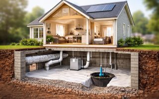 maison-moderne-vide-sanitaire-structure