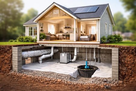 maison-moderne-vide-sanitaire-structure