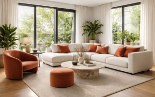 salon-moderne-minimaliste-couleurs-terre-plantes