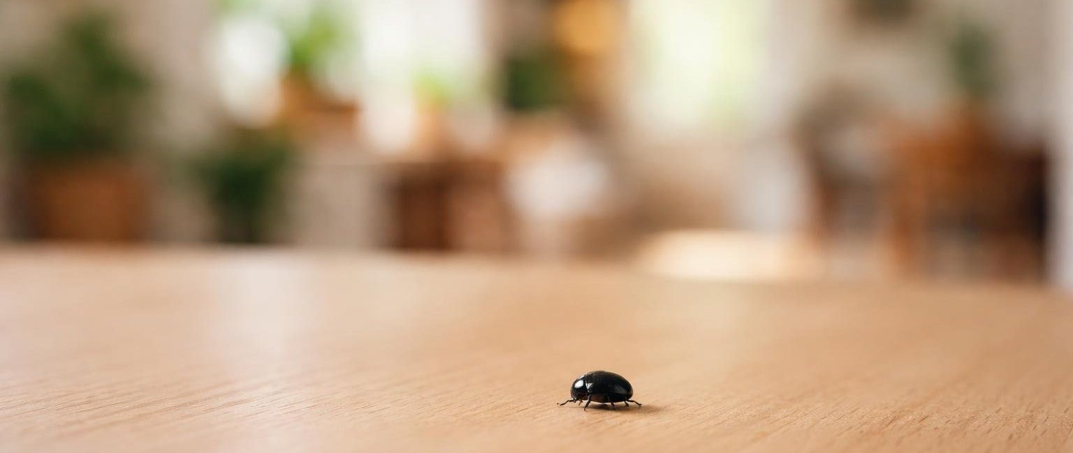 insecte-noir-rond-bois-maison