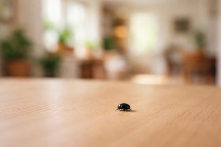 insecte-noir-rond-bois-maison