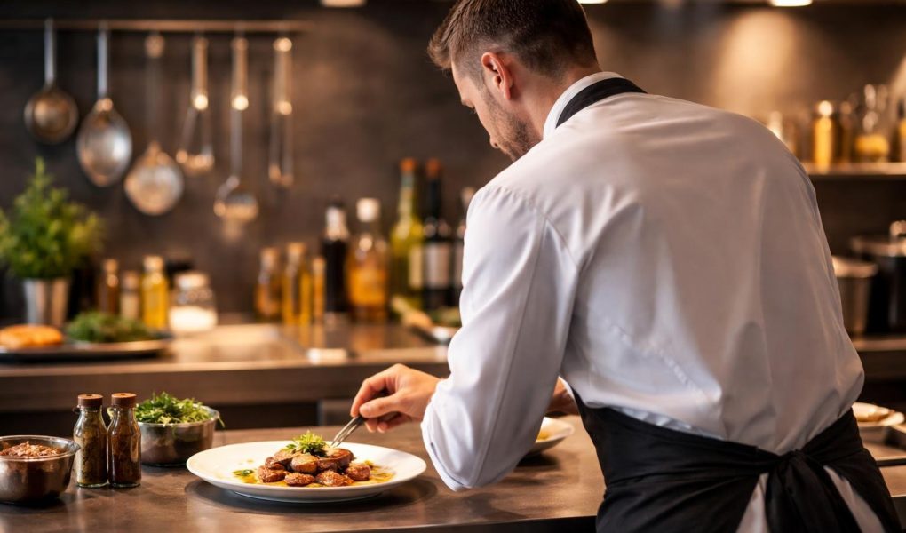 chef-cuisinier-preparation-cuisine-moderne