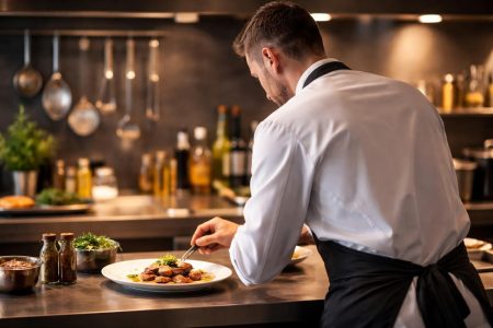 chef-cuisinier-preparation-cuisine-moderne