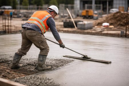 ouvrier-construction-sol-chape-outils