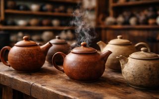 theieres-terre-cuite-table-bois-vapeur