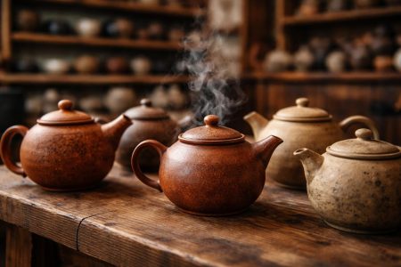 theieres-terre-cuite-table-bois-vapeur