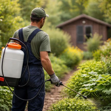 jardinier-vetements-travail-sprayer-jardin-luxuriant