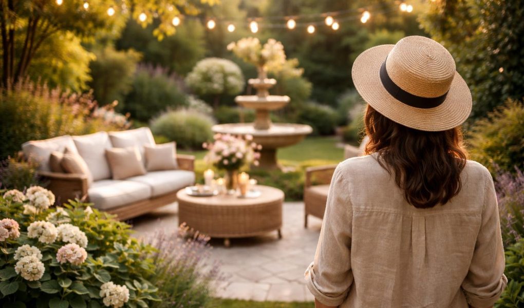 jardin-meubles-fontaine-personne-ambiance
