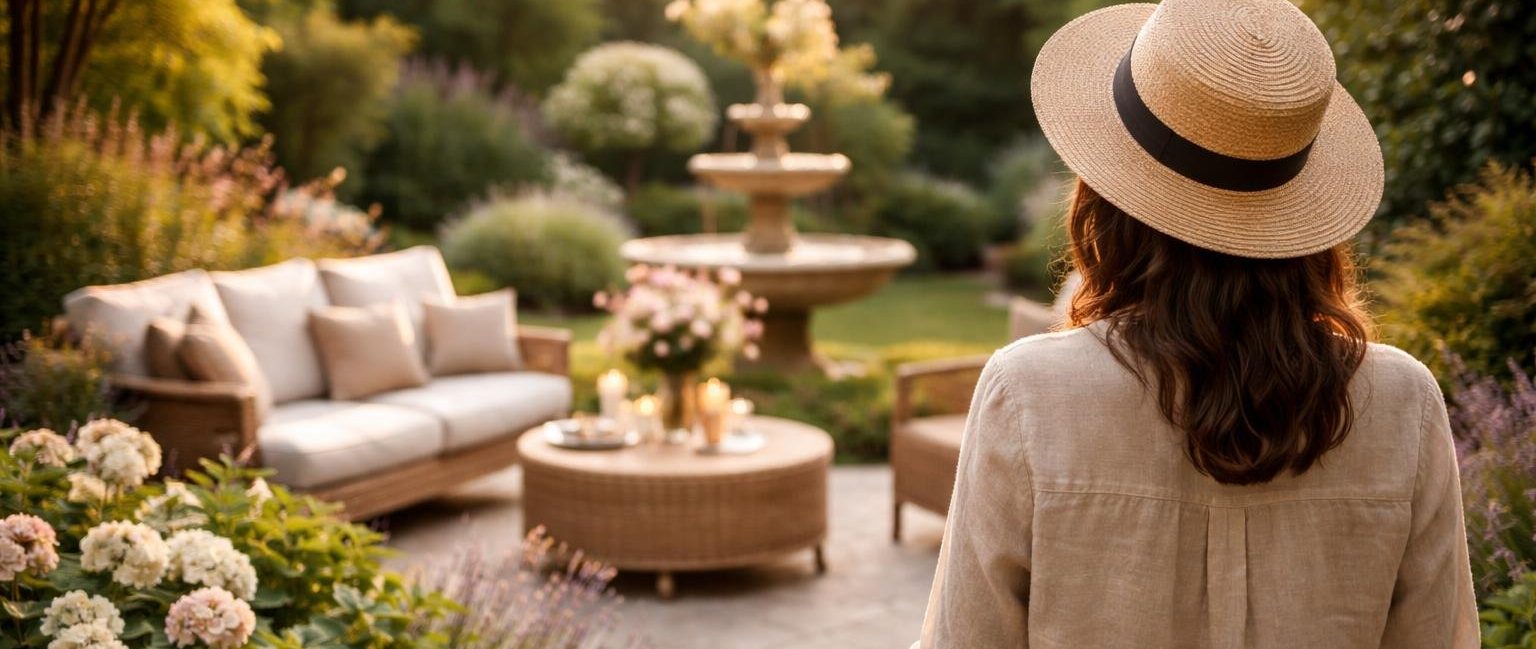 jardin-meubles-fontaine-personne-ambiance