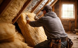 artisan-travail-isolation-toiture-grenier