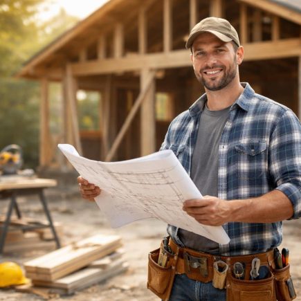homme-tenue-bricolage-plans-renovation-maison