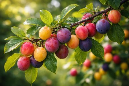 prunier-sauvage-fruits-feuilles