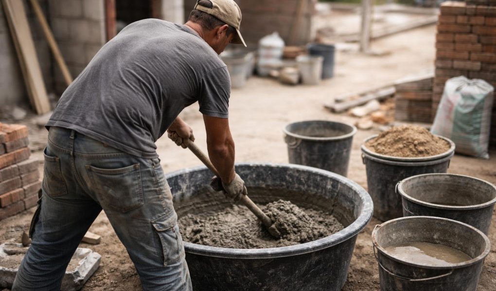 macon-dos-melange-mortier-chantier