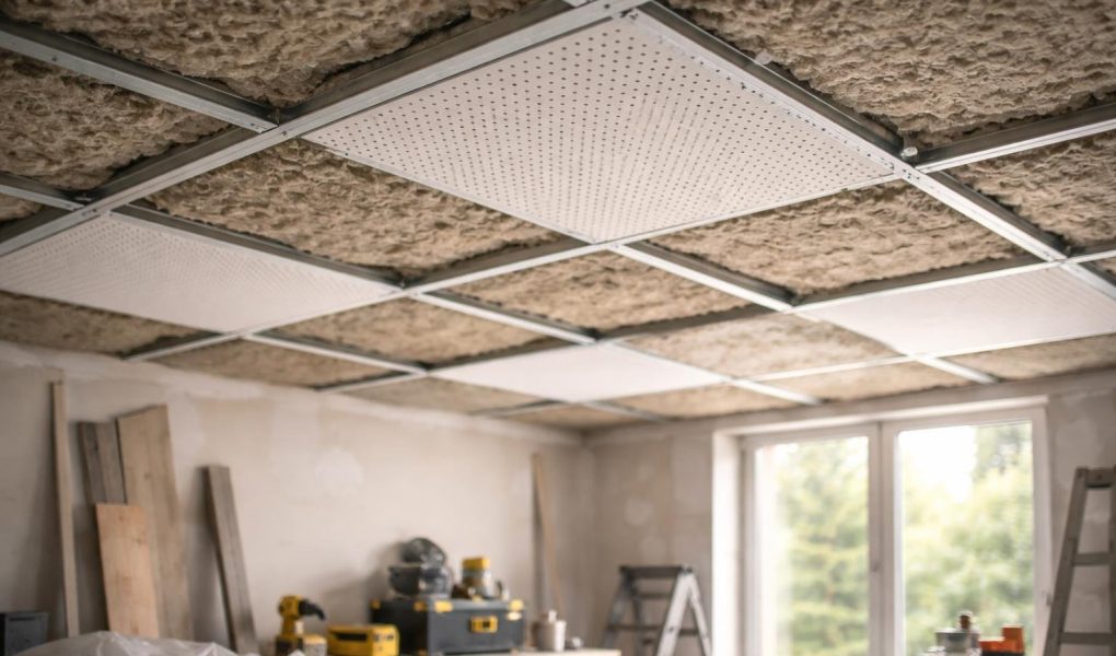 plafond-renovation-panneaux-acoustiques-equipements
